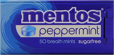 Mentos breath mints sugar free peppermint - 50 ct (073390006655)
