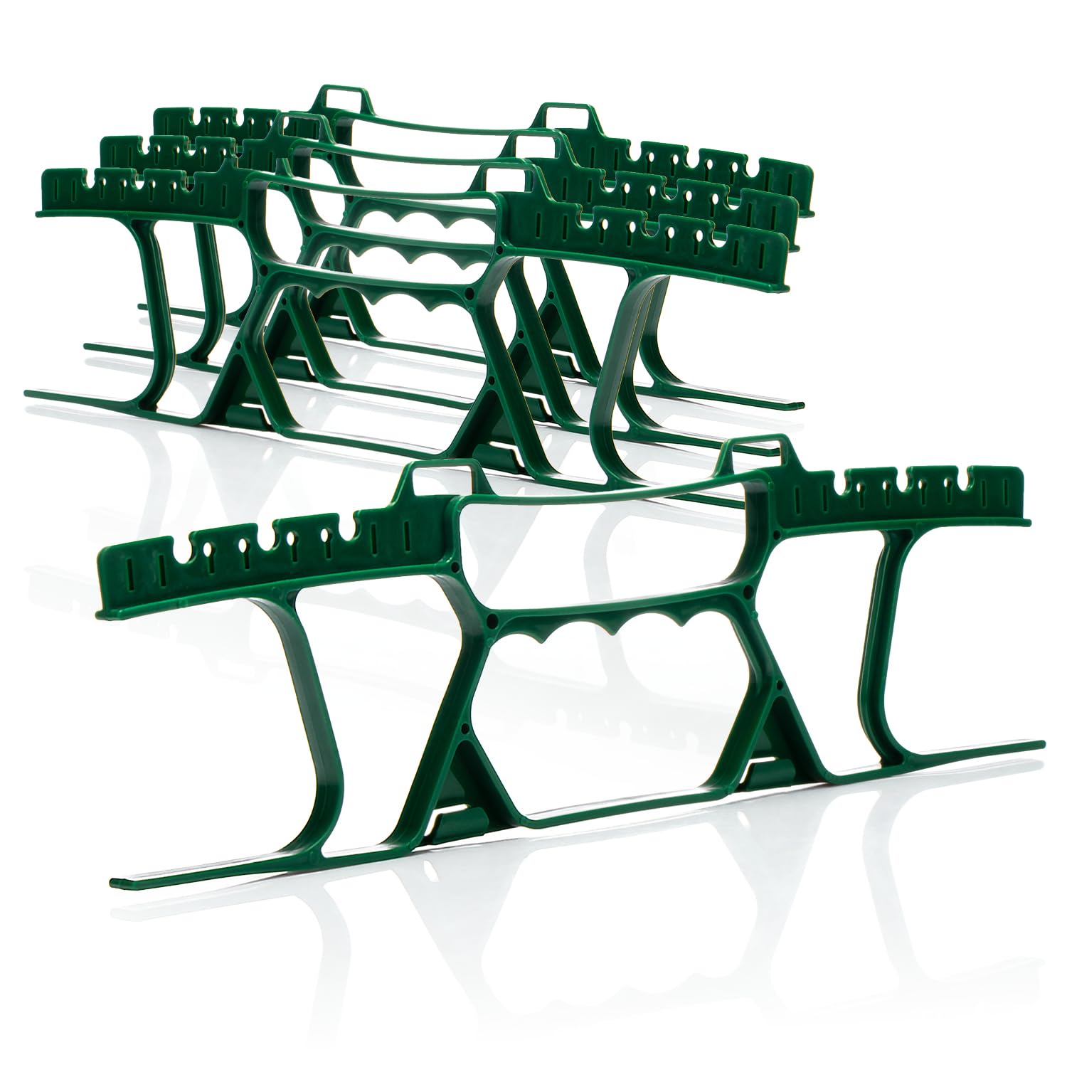 COM-FOUR® 4X Cable Winder - Plastic Wire Winder - Cable Manager as Organizer for Fairy Lights, Ropes, Ribbons and Wires - Cable Reel for Cords and Extensions (4 Pieces - Winder)