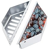 only fire Charcoal Basket Charcoal Briquet Holder Replacement for Weber 22 1/2 inch Kettle Grills - 2 pcs