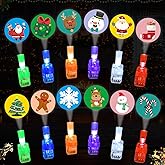 LAKULIO Christmas Party Favors for Kids, 36pcs Christmas Finger Lights Toys for Kids Boys Girls Classroom Rewards Xmas Sock Filler Gifts