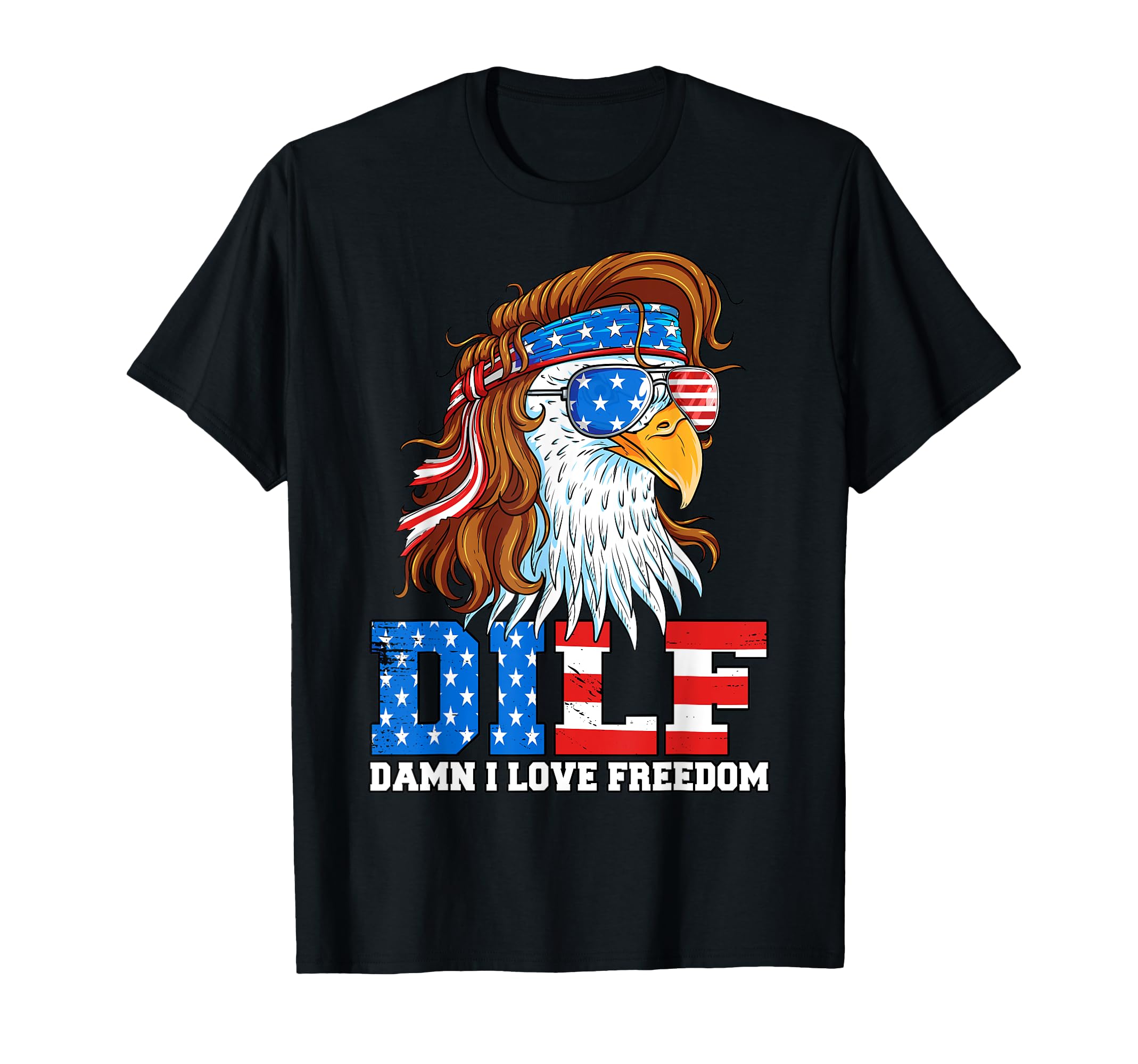 Photo 1 of  I Love Freedom Eagle Funny Patriotic 4th Of July T-Shirt