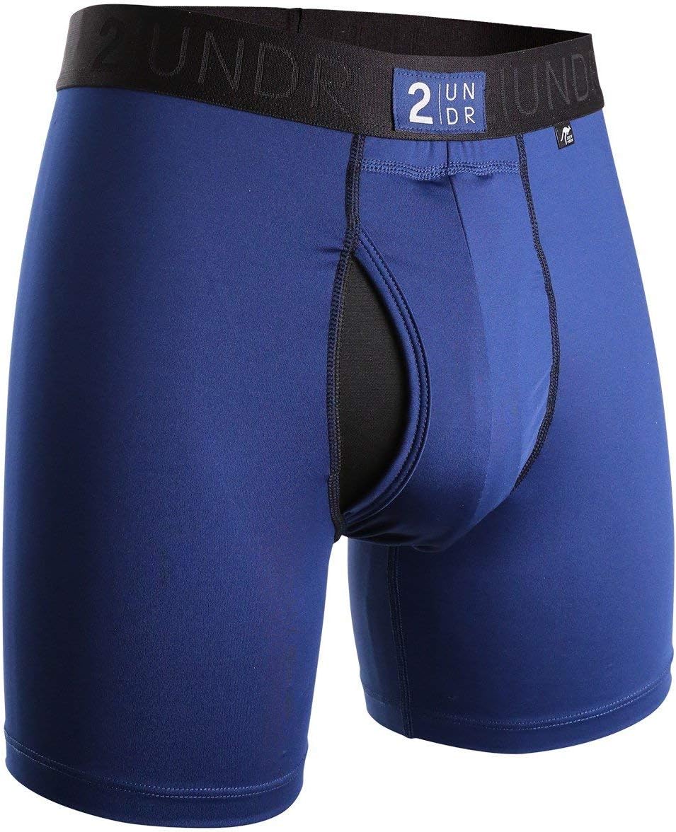 2UNDRPower Shift Mens Boxers with Joey Pouch (Patent Pending) Coldskin Thermal Reduction Fabric by Garmatex Extreme Sports Underwear Men Athletic Sweat Wicking Underpants Boxer Shorts
