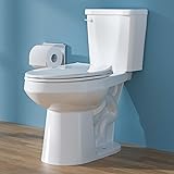 HOMLYLINK 17 Inch Elongated Tall Toilet for