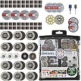Dremel EZ725 All-Purpose Rotary Tool Accessory Set with Storage Kit, EZ-Lock and EZ Drum for Faster Accessory Changes, Access