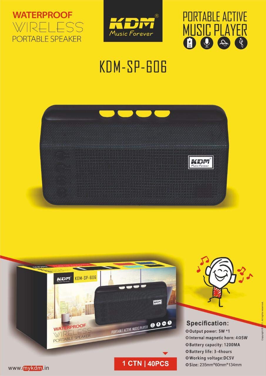 kdm sp 115 bluetooth speaker