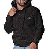 Polo Wear Men's Hoodie with Pockets, Soft Fleece Zip Up Warm Sweatshirt for Daily Casual Street Wear