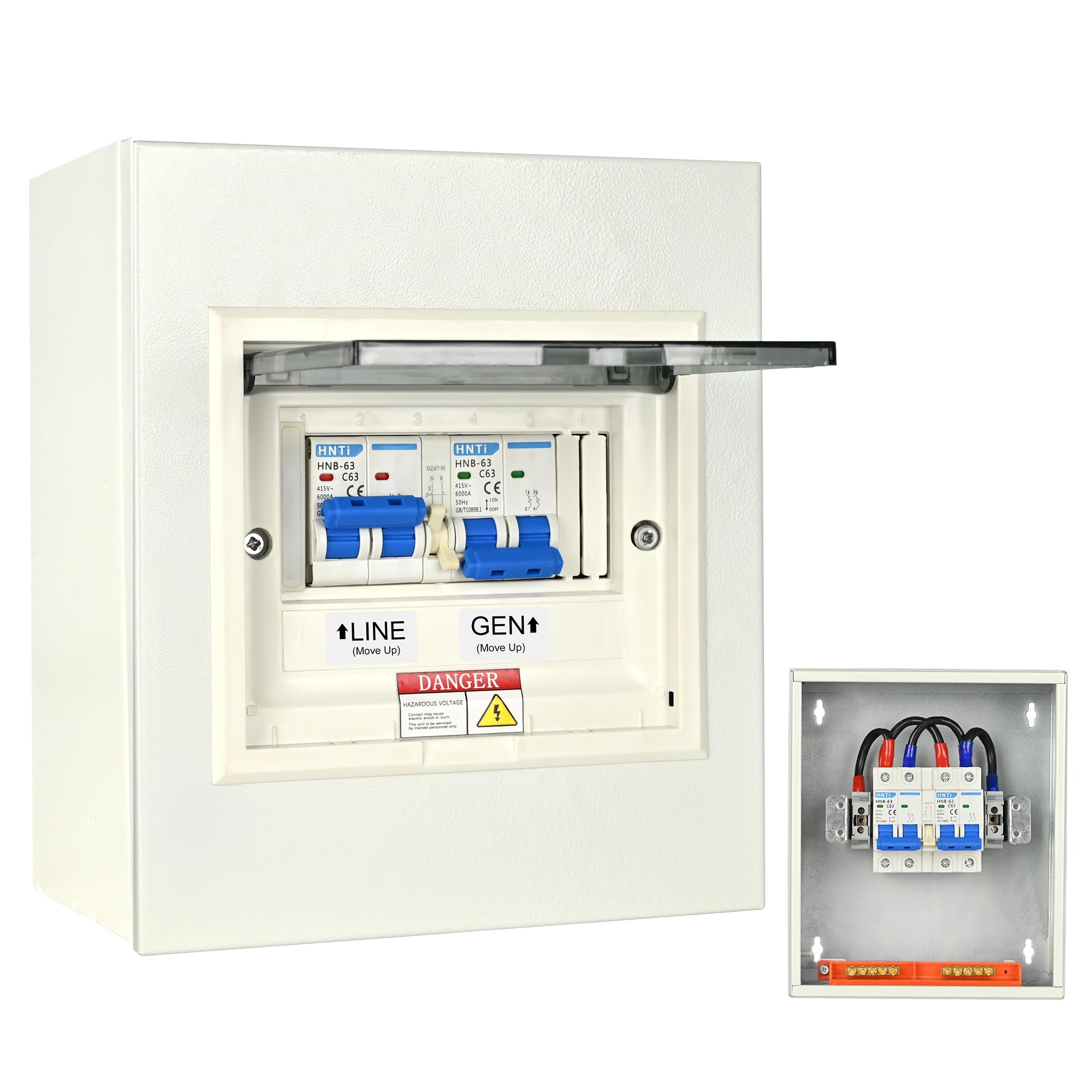 Transfer Switch for Home Generator, Upgraded 63 Amp
