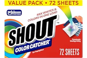 Shout Color Catcher Dye Trapping Sheets, 72.0 Count