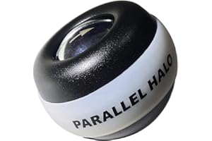 Parallel Halo All Metal Power Wrist Gyro Ball AUTO Start Wrist Exercises Weighted Solid Gyroscope Torque Ball Forearm Exerciser Arm Strengthener for Stronger Muscle and Bone