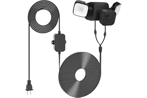 UYODM Power Cable for Blink Outdoor 4/(3rd Gen) Floodlight +Blink Outdoor Camera, 16.4Ft/5m Weatherproof Cable Power Your Bli