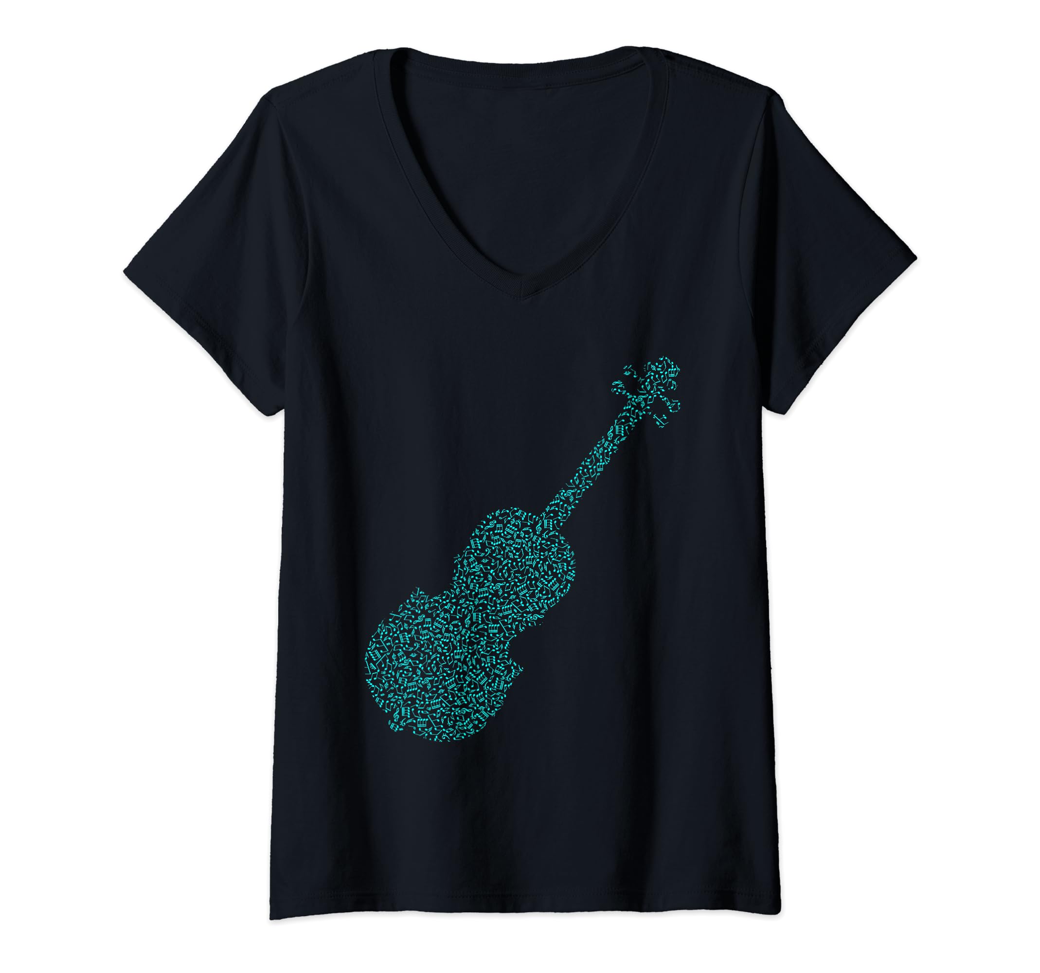 Violinist Violin Player V-Neck T-Shirt