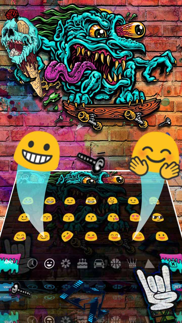Amazon Com Skate Graffiti Keyboard Theme Appstore For Android