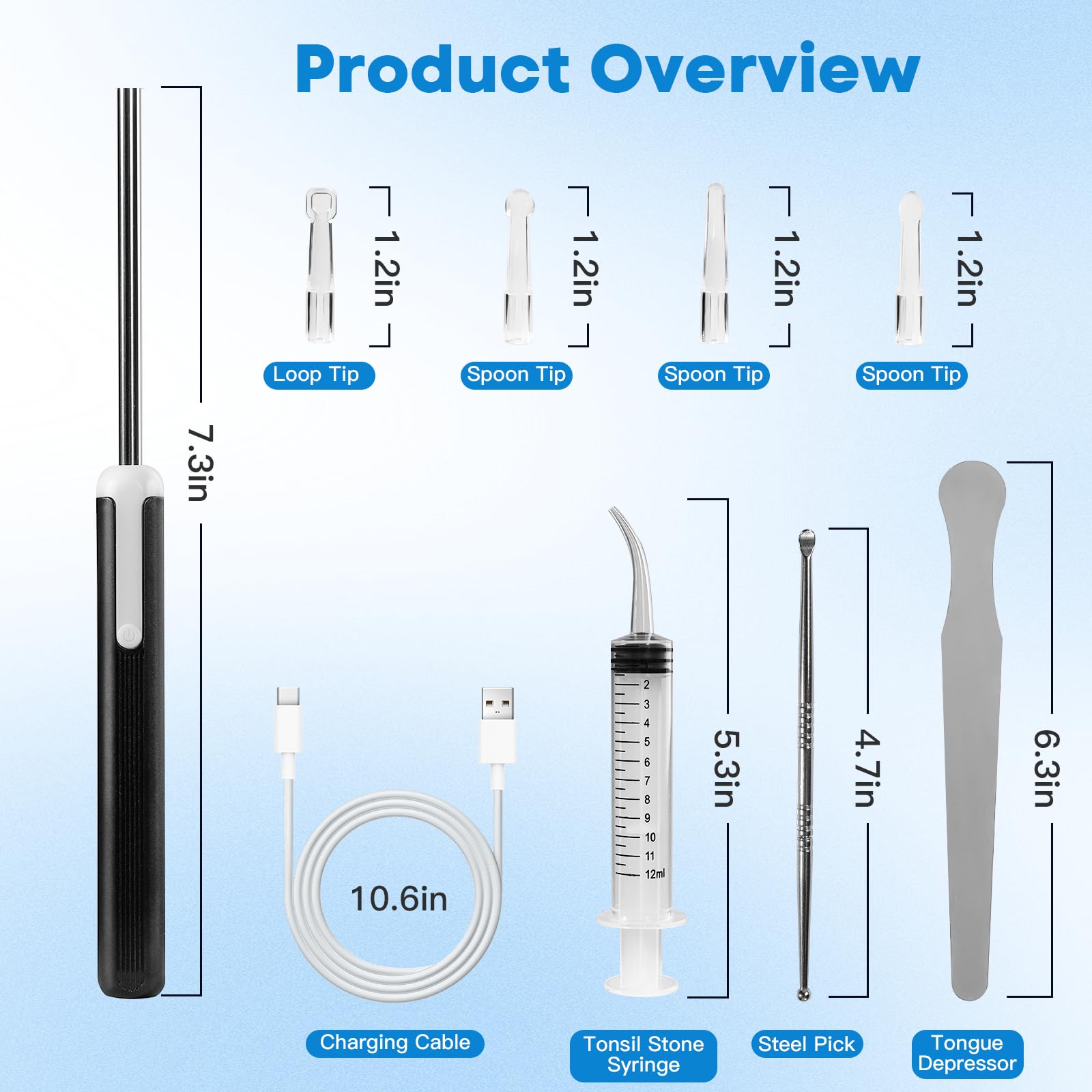 Photo 1 of Tonsil Stone Remover Kit with Camera765
