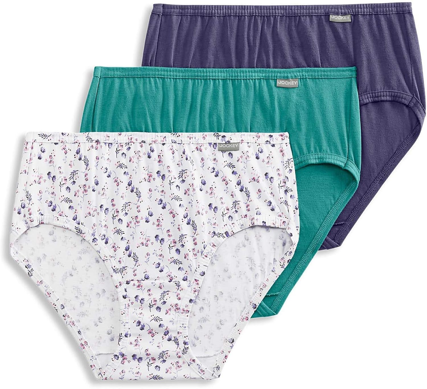 Jockey Women's Underwear Elance Hipster - 3 Pack at  Women’s Clothing store: Hipster Panties