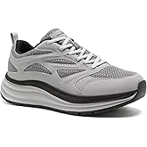 Men's Orthopedic Wide Trail Running Shoes: Comfortable Casual Arch Support Plantar Fasciitis Orthotic Trekking Walking Exercise Shoes, Flat Feet Sport Training Sneakers for Foot and Heel Pain Relief