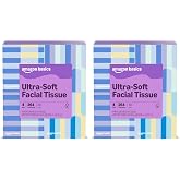 Amazon Basics Facial Tissues, 3-Ply, Ultra-Soft | Premium | 264 Count | 8 Packs (Previously Presto!)