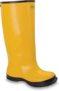 mens yellow rain boots