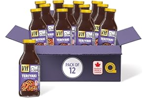 VH Teriyaki Stir-Fry Sauce, 355mL per bottle, Net weight - 4260mL, Pack of 12