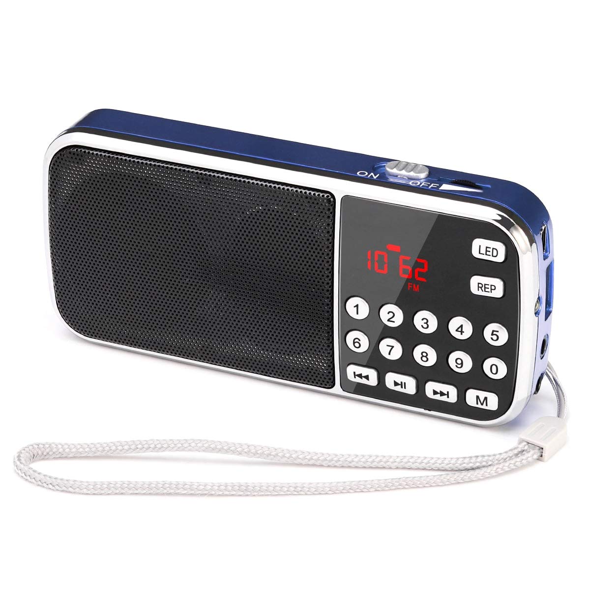 Radio FM portátil pequeña, Radio Digital portátil Mini Radio de