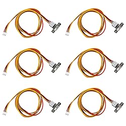 6PCS Micro Limit Switches with 1M 3 Pin Cable for
