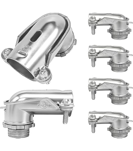 50 Connecteurs De Selle Halex Pour Conduit Métallique Flexible 3/8" - Pack