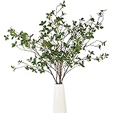 OBDXZHC 6pcs 41.3inch Greenery Stems Artificial Branches for Vases Olive, Spring Green Long Stem Fake Plants Indoor Branches for Garden Office Home Desk Decoration