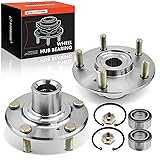 A-Premium 2 x Front Wheel Bearing and Wheel Hub Kit