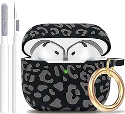 Silicone Leopard AirPods 4 Case 2024, Gawnock Case