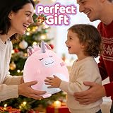 Marsjoy Pink Unicorn Plush Pillow 12in Kids Cuddly Toy Soft Plush view 7