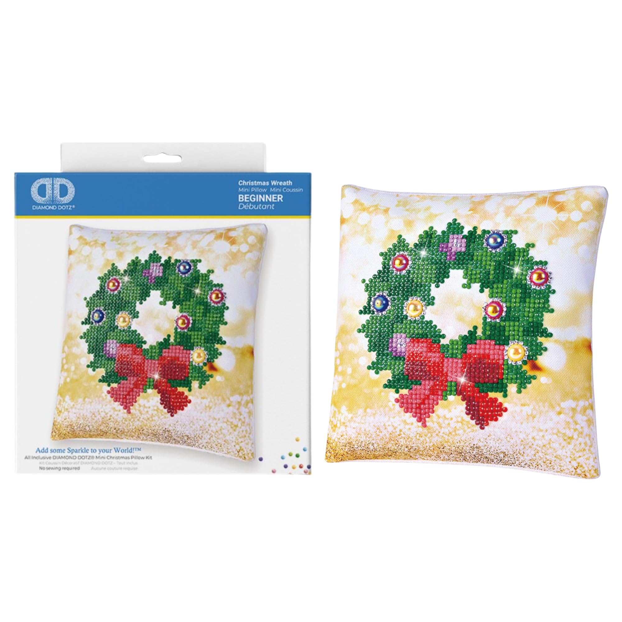 DIAMOND DOTZ DPP2 Kits, Wreath, 18 x 18cm