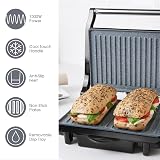 Quest Deluxe Health Grill Panini Press Marble Coating Auto Temp Control view 3