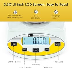 CGOLDENWALL Digital Analytical Balance High