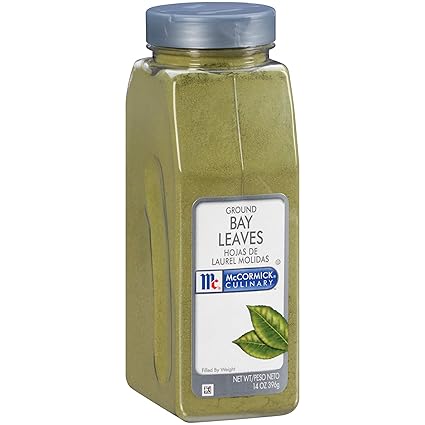 Amazon Com Mccormick Culinary Ground Bay Leaves 14 Oz Bay