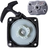 Recoil Pull Starter for CG430 CG520 TL43 TL52 1E40F-5 1E44F-5 Trimmer | Recoil Start for 43CC 49CC 52CC BC430 BC520 Grass Brush Cut 2 Stroke 40-5 44-5 Engine with Claw Pawl Cog