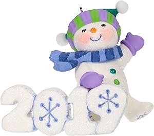 Hallmark Keepsake Christmas Ornament 2019 Year Dated Frosty Fun Decade Snowman