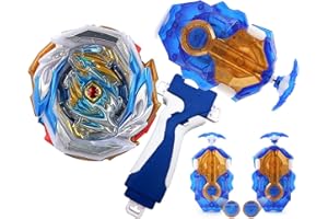 NYRVEUA CombatGyro B-184 Launcher LR Bay Blades Toy Evolution B-154 DX Booster Imperial Dragon.IG Sen Starter Set Handle Metal Fusion God Bey Battling Tops Burst Gaming Toy Gift for Boys Age 4-7 8-12+