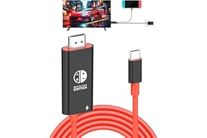 DNKEAUR Switch Dock for Nintendo Switch Docking Station, Portable Switch TV Adapter Support 4K@30HZ, Switch TV Dock Mode Compatible Steam Deck/Nintendo Switch OLED, Switch Travel Dock Accessories