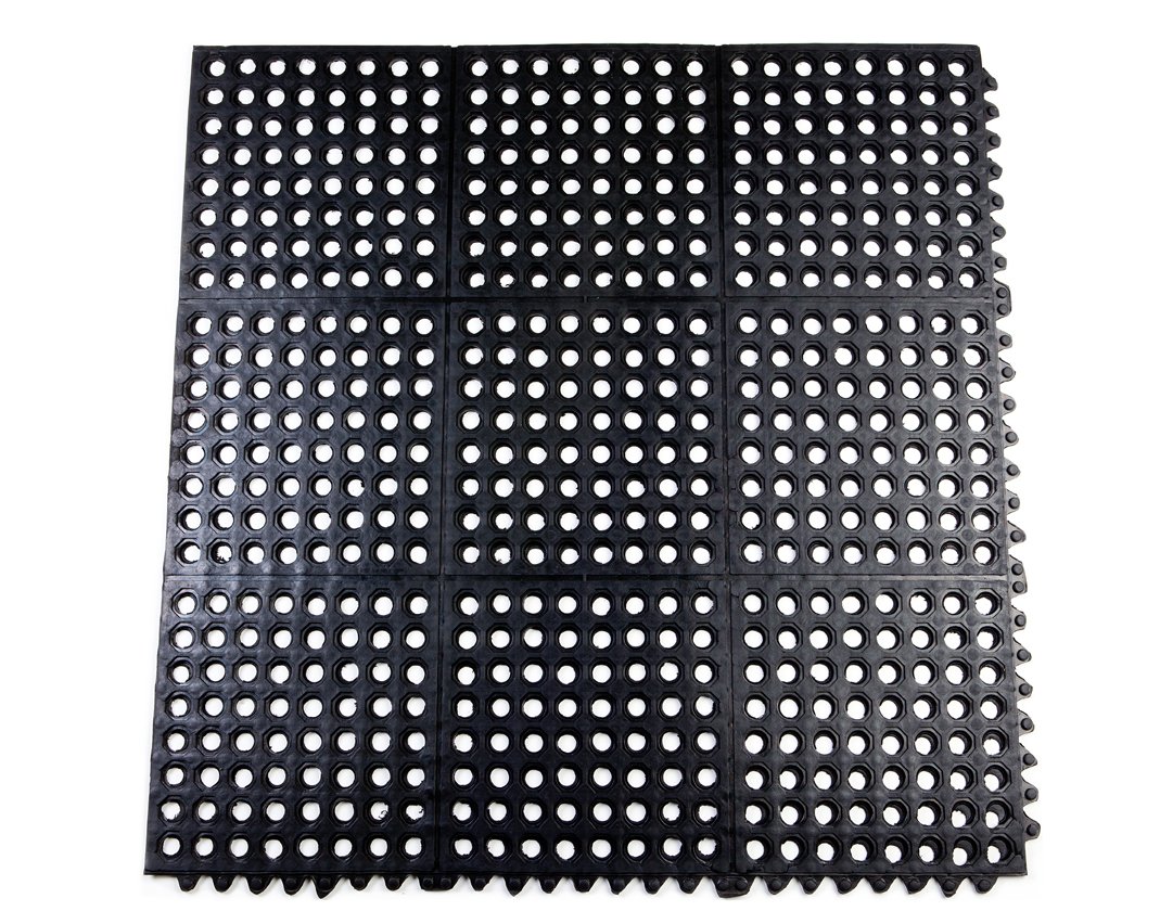 Easimat Interlocking rubber mat with holes (1) 292 Amazon.co.uk