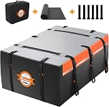 Sailnovo Car Roof Bag 20 Cubic Feet Foldable Roof Box Universal Fit