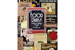 Food Diary: Food Journal / Log / Diet Planner with Calorie Counter ( Softback * 100 Spacious Daily Record Pages & More * Vint