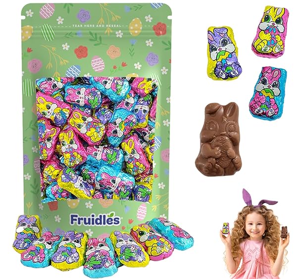 EASTER MILK CHOCOLATE BUNNIES, SMOOTH & CREAMY PARTY...