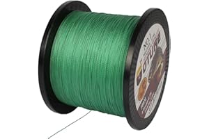 Goture Super Strength Braided Fishing Line - No Stretch & Low Memory - Abrasion Resistant, Thin Diameter - 4 Strand Braided L