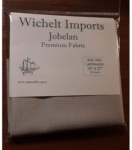Amazon.com: Wichelt Premium JOBELAN Fabric for Cross Stitch