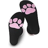 ANYEMW Cat Paw Socks, Cute Socks - Christmas Funny Gifts For Men, Women, and Teens, Novelty Gifts For Cat Lovers, 1 Pairs. (092)