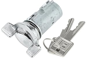 HEROFFIX 1 Set Ignition Lock Cylinder for Chevrolet for GMC for Buick for Pontiac Ignition Switch Cylinder Lock Metal
