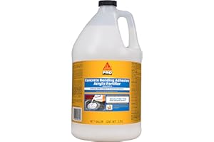 SIKA - SikaLatex R - Concrete Adhesive Glue, White - Admix for Portland-Cement Mortar/Concrete - Resistant to Freezing and thawing Damage - 1-Gallon (Pack of 1)