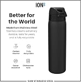 Ion8 Lightweight Steel Water Bottle 600 ml Non-Insulated Black view 5