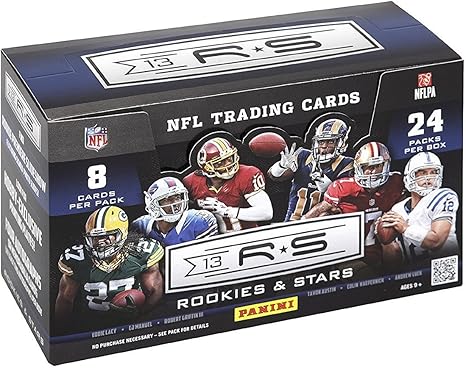 Panini 2013 Rookies & Stars - Lote de sobres de cromos de estrellas del fútbol americano de la NFL (24 unidades, 8 cromos por cada sobre): Amazon.es: Deportes y aire libre