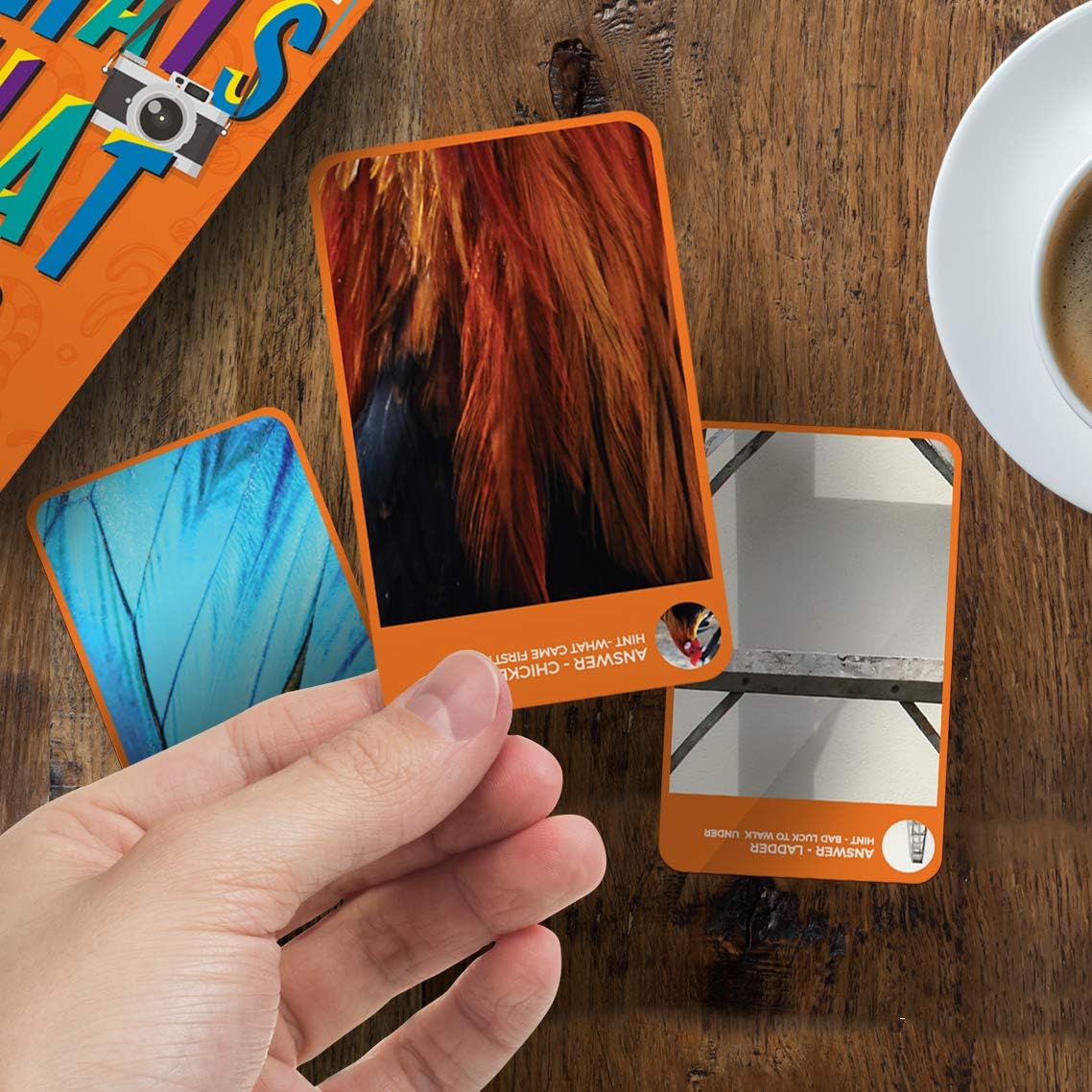 Gift Republic What's That Pic Card Game Guess the Image Picture Card Game Friends and Family Picture Quiz Party Birthday - Image 3