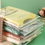 QISF Travel Clothes Bags 50 Pieces 40x30 cm Waterproof Clear Zip Storage Bags view 7